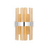 Kade Wall Light Nickel - Amber Glass